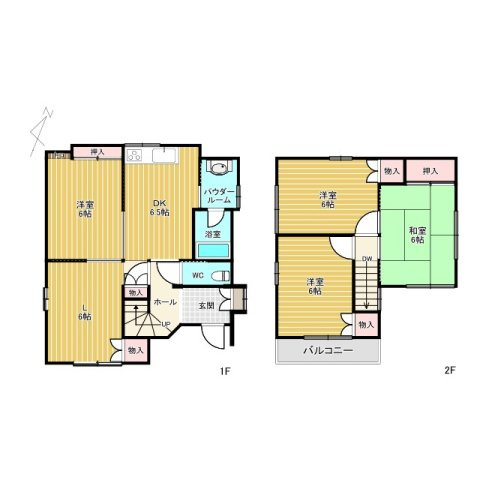 【間取り】 | 明石市二見町福里　既存戸建