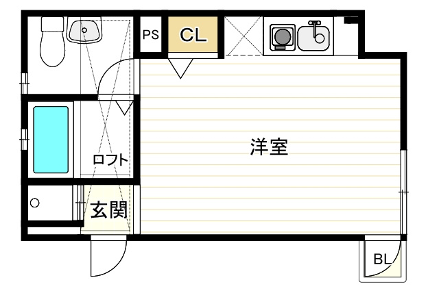 セレブコート朝潮橋の間取り