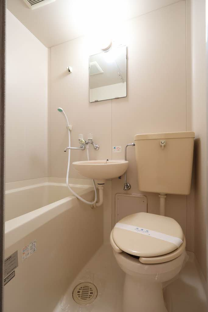 パークサイド明神の浴室|落ち着いた空間のお風呂です