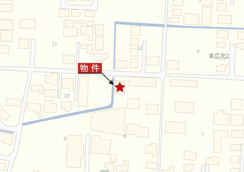 鈴鹿市末広北2丁目の地図|詳細Map