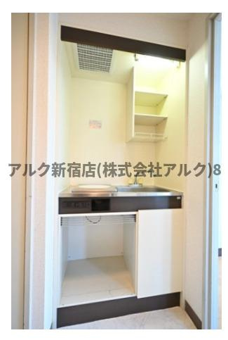 世田谷区羽根木１丁目の賃貸マンションのキッチン