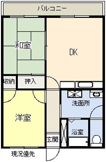 【間取り】 | ハイツくるみＭ