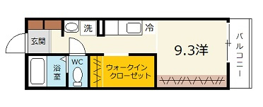 広島市安佐北区口田南１丁目のアパートの間取り