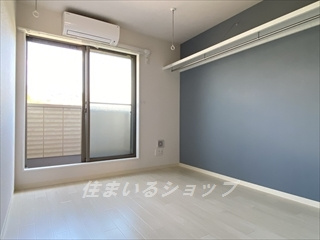 広島市安佐北区口田南１丁目のアパートの居間・リビング|エアコンあり