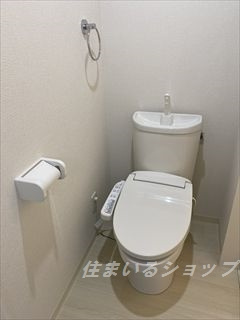 広島市安佐北区口田南１丁目のアパートのトイレ|シャワートイレ