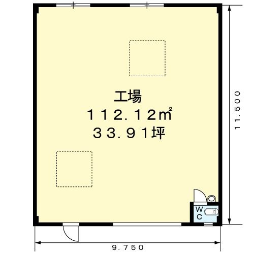 太田新町９丁目工場（Ｋ．Ｎ）の間取り