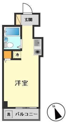 スカイコート高砂第3の間取り