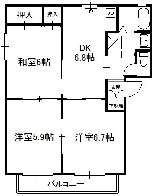 エミネンスA・Bの間取り