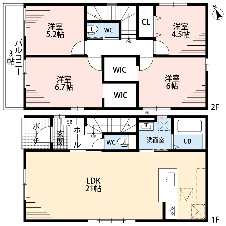 小牧市新町１丁目　新築戸建　１号棟