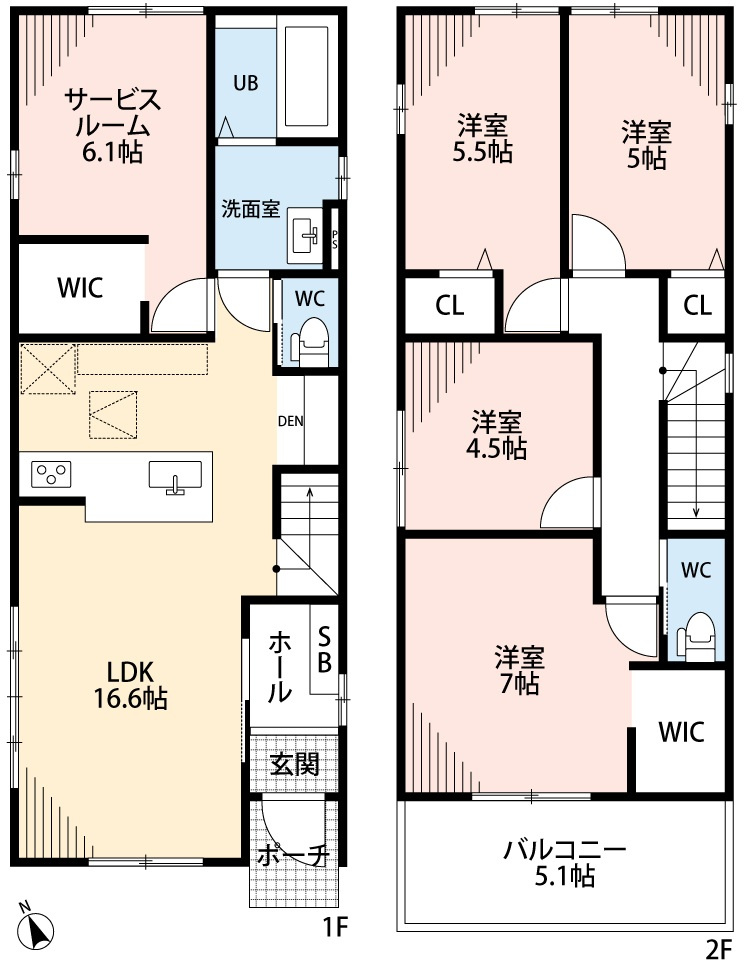 小牧市新町１丁目　新築戸建　３号棟