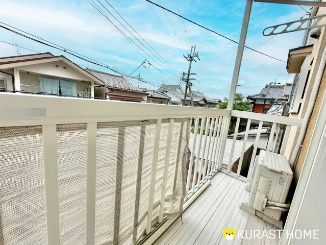 京都市西京区山田葉室町　中古戸建のバルコニー