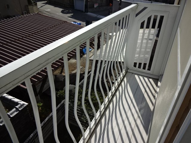 エステートピア宮ノ下Ⅱ番館のバルコニー