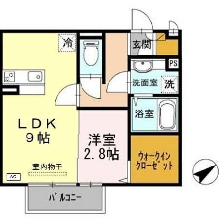 サンライズ中地の間取り