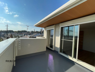 【バルコニー】 | 【名古屋市昭和区川原通8丁目1−2新築戸建1号棟】✨️仲介手数料無料✨️広路小学校・駒方中学校