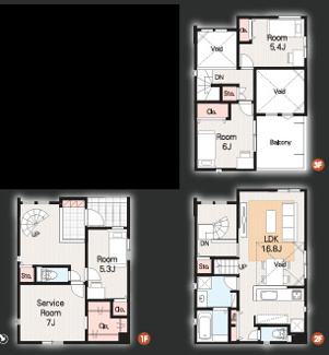 【間取り】 | 【名古屋市昭和区川原通8丁目1−2新築戸建1号棟】✨️仲介手数料無料✨️広路小学校・駒方中学校