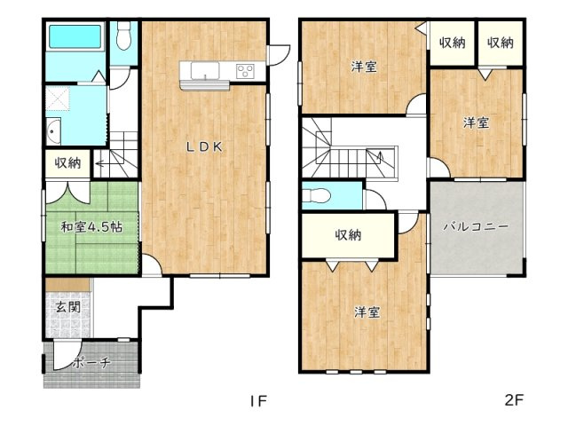 【間取り】 | 姫路市神子岡前1丁目／中古戸建
