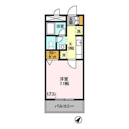 アトラクト松代の間取り