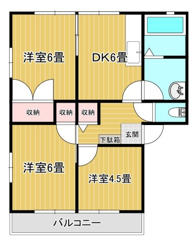 ラフォーレ本城の間取り