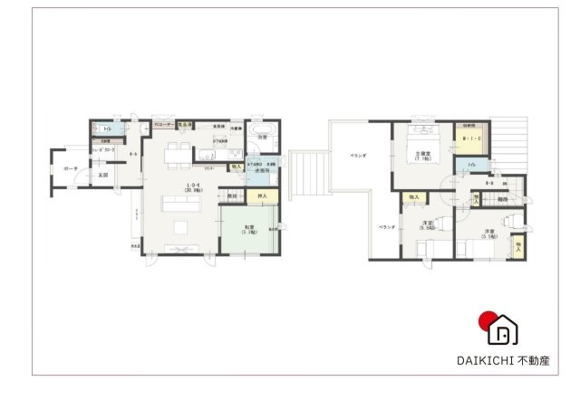 【間取り】 | セレクト花水木鴻巣・宮前　新築戸建　全1棟　A号棟
