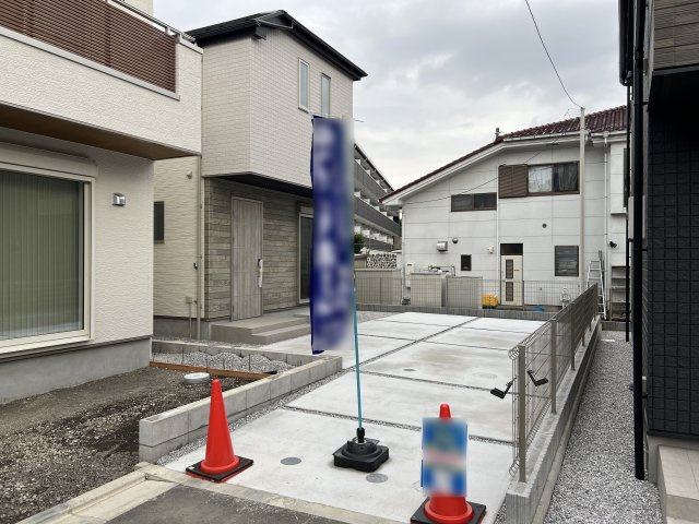 福生市福生　新築戸建全3棟の外観|現地写真