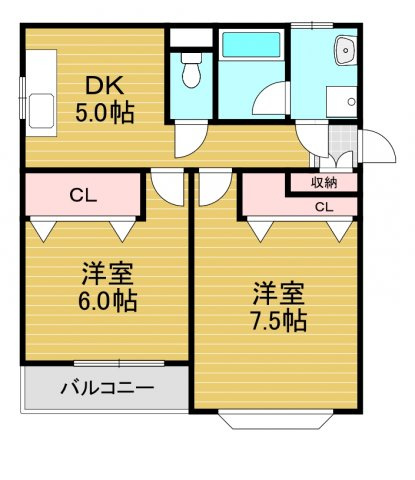 サンハイツ幸の間取り
