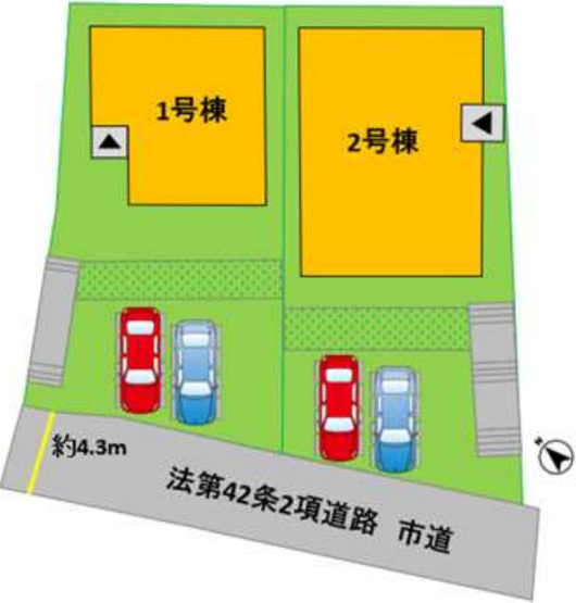 【区画図】 | よかタウン合志市合生2期　1号棟