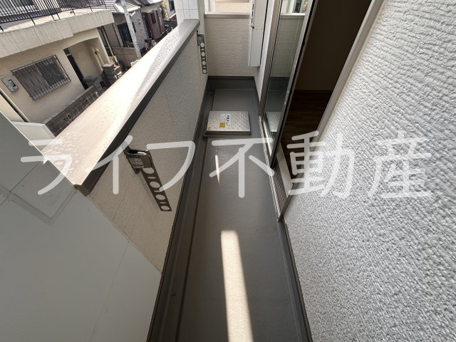 KTIレジデンス若江岩田のバルコニー|広々としたバルコニーです