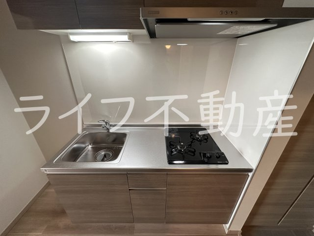 KTIレジデンス若江岩田のキッチン|コンパクトなキッチンで掃除もラクラク