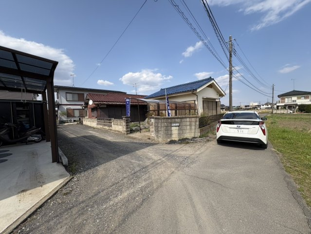 川越市大袋新田　建築条件なし売地　「南大塚駅」徒歩16分　敷地68坪　【大東西小学区】の前面道路含む現地写真