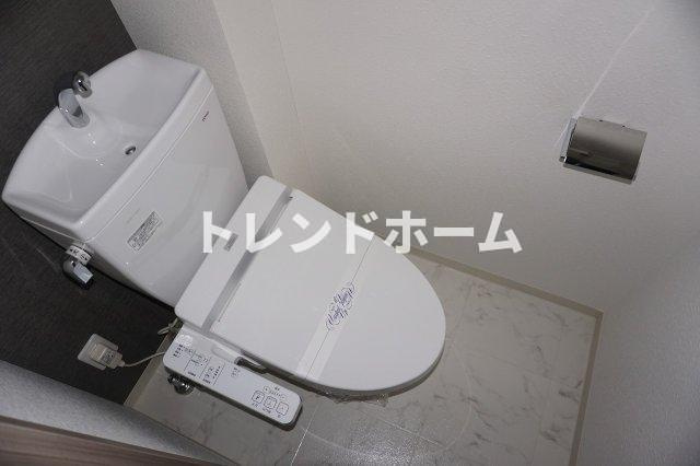 レオンコンフォート難波アッシュのトイレ|選べる家電プランあり！！