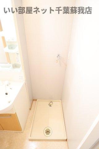 サンラルゴⅡの洗面所|洗濯機置場