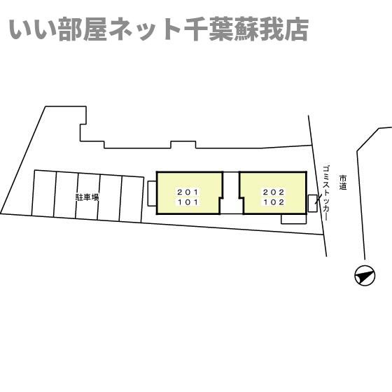 サンラルゴⅡの区画図