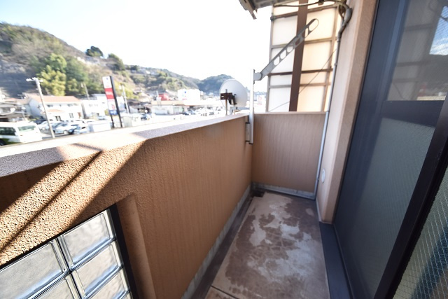 コーポPIERのバルコニー