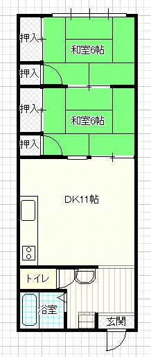 中央ビルの間取り