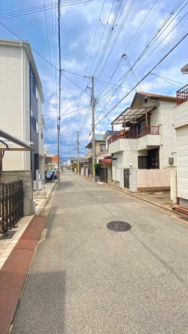 南甲子園2丁目の前面道路含む現地写真