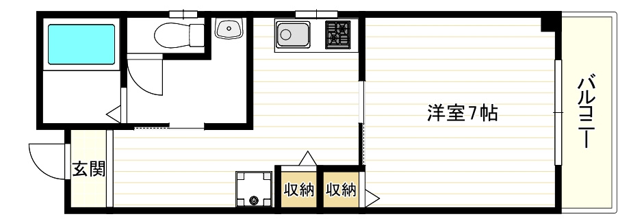 さくらハイツの間取り