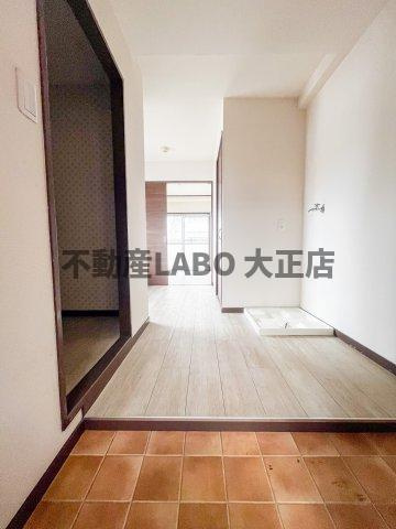 さくらハイツの玄関