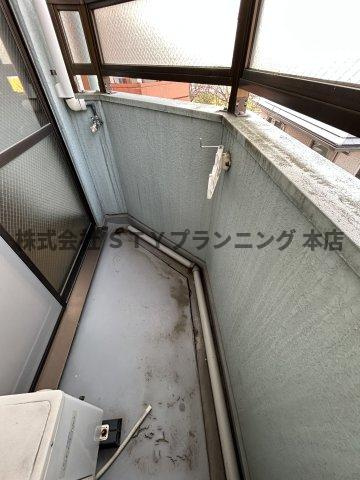 仲介手数料０円！クリーンあらたまのバルコニー