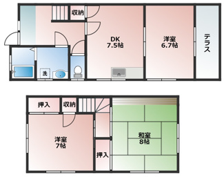 【間取り】 | 第5三幸荘