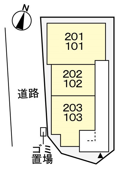 カリーノの区画図