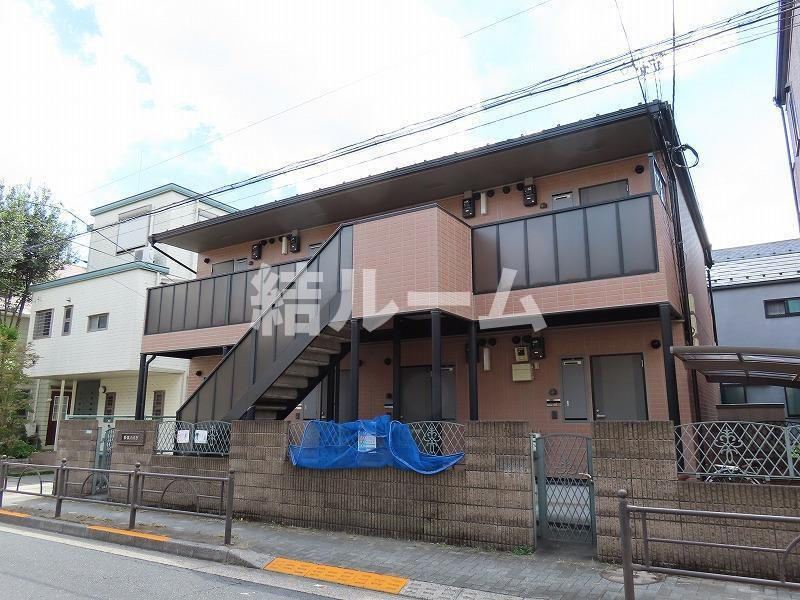 練馬区中村２丁目のアパートの外観