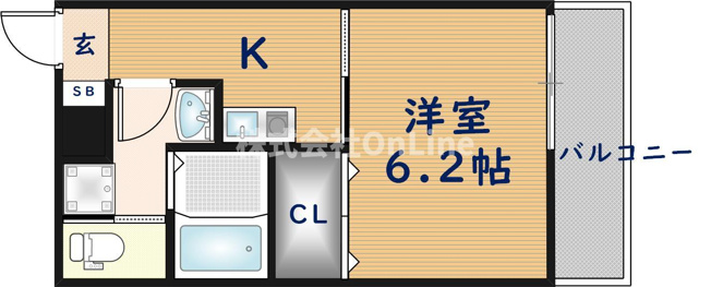 【間取り】 | アジュール相生