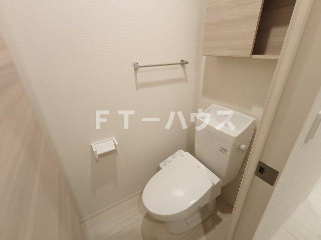 千葉市花見川区南花園１丁目のアパートのトイレ