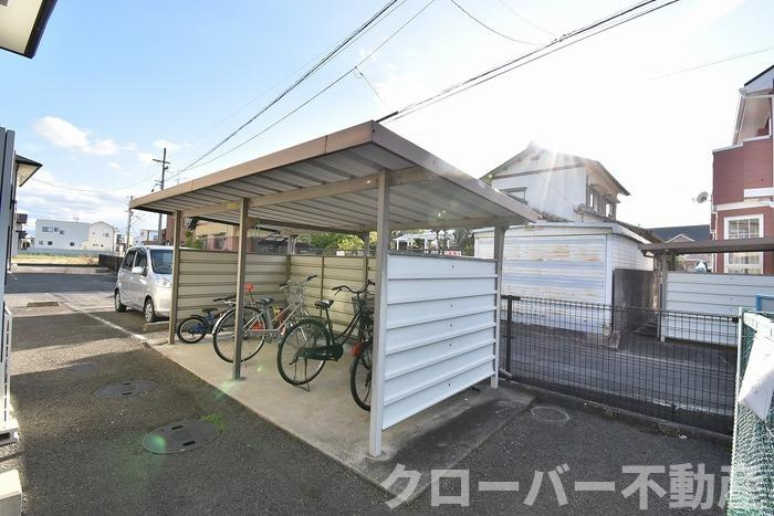 サニーハイム A棟のその他共用部分|駐輪場