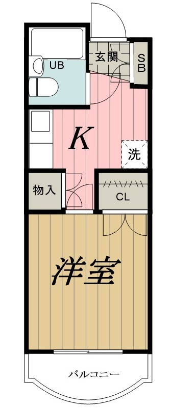 ハセベ椿森コーポの間取り