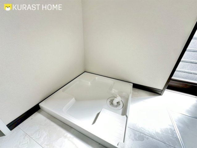 京都市伏見区久我御旅町　新築戸建の洗面所|洗面所洗濯機置き場