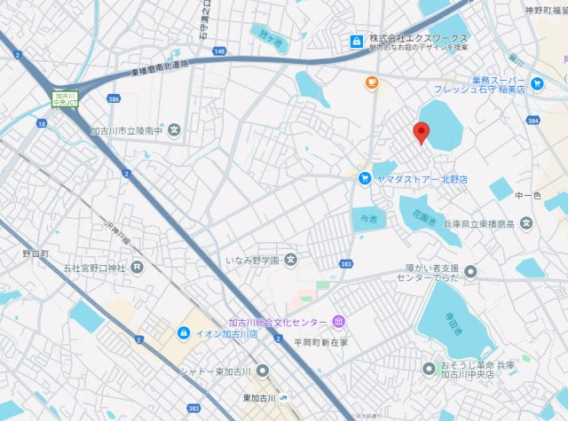 【地図】 | 加古川市野口町北野　土地