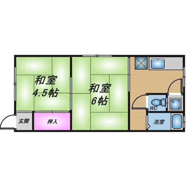 カリアハイツ塩屋の間取り
