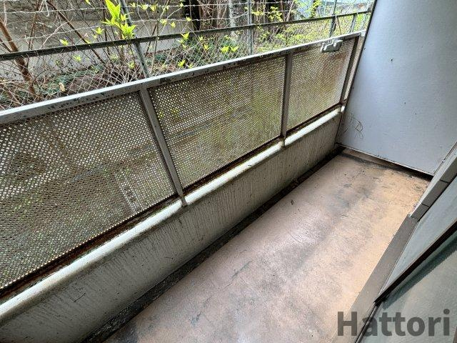 第二福井マンションのバルコニー