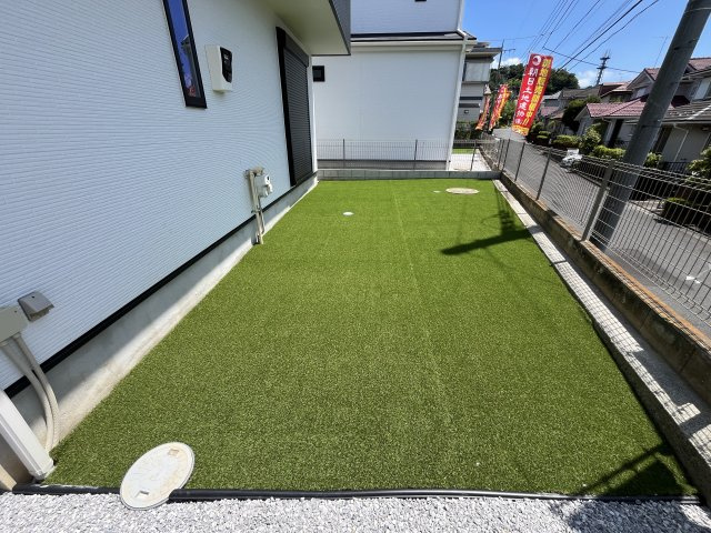 『八王子市新築戸建て』八王子市北野台4-1281-34【仲介手数料無料】の庭|～仲介手数料無料☆八王子ひなた不動産～　八王子市北野台　新築戸建て